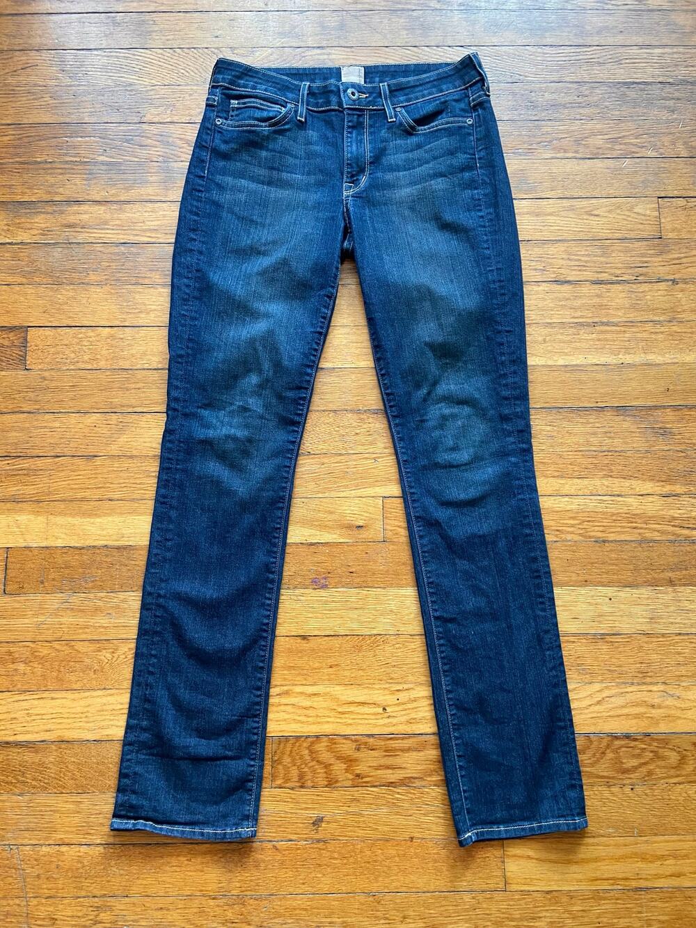 RICH & SKINNY Dark Wash Jeans sz 27 (actual 28w)